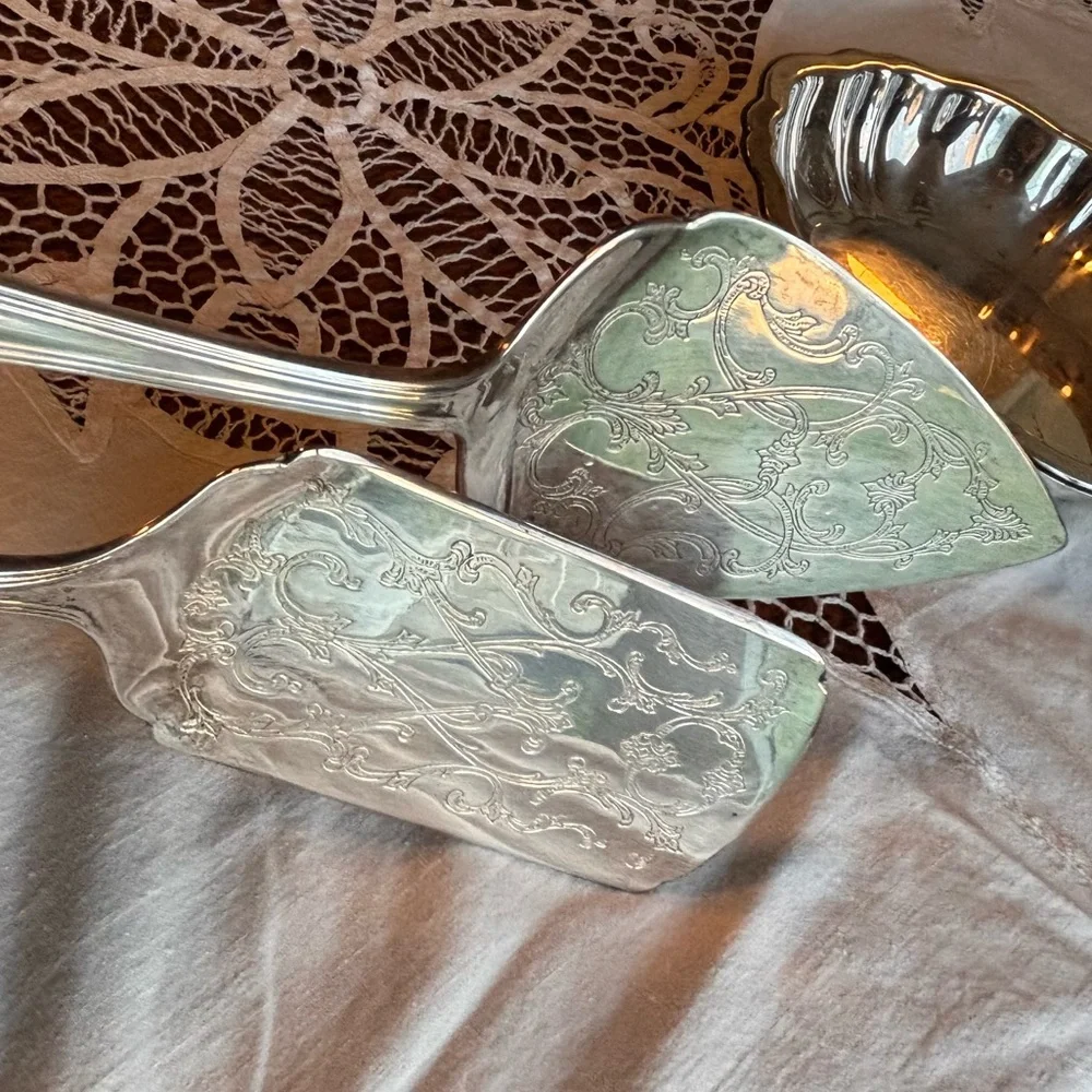 Gorham Silver Serving Utensil Duo Vintage